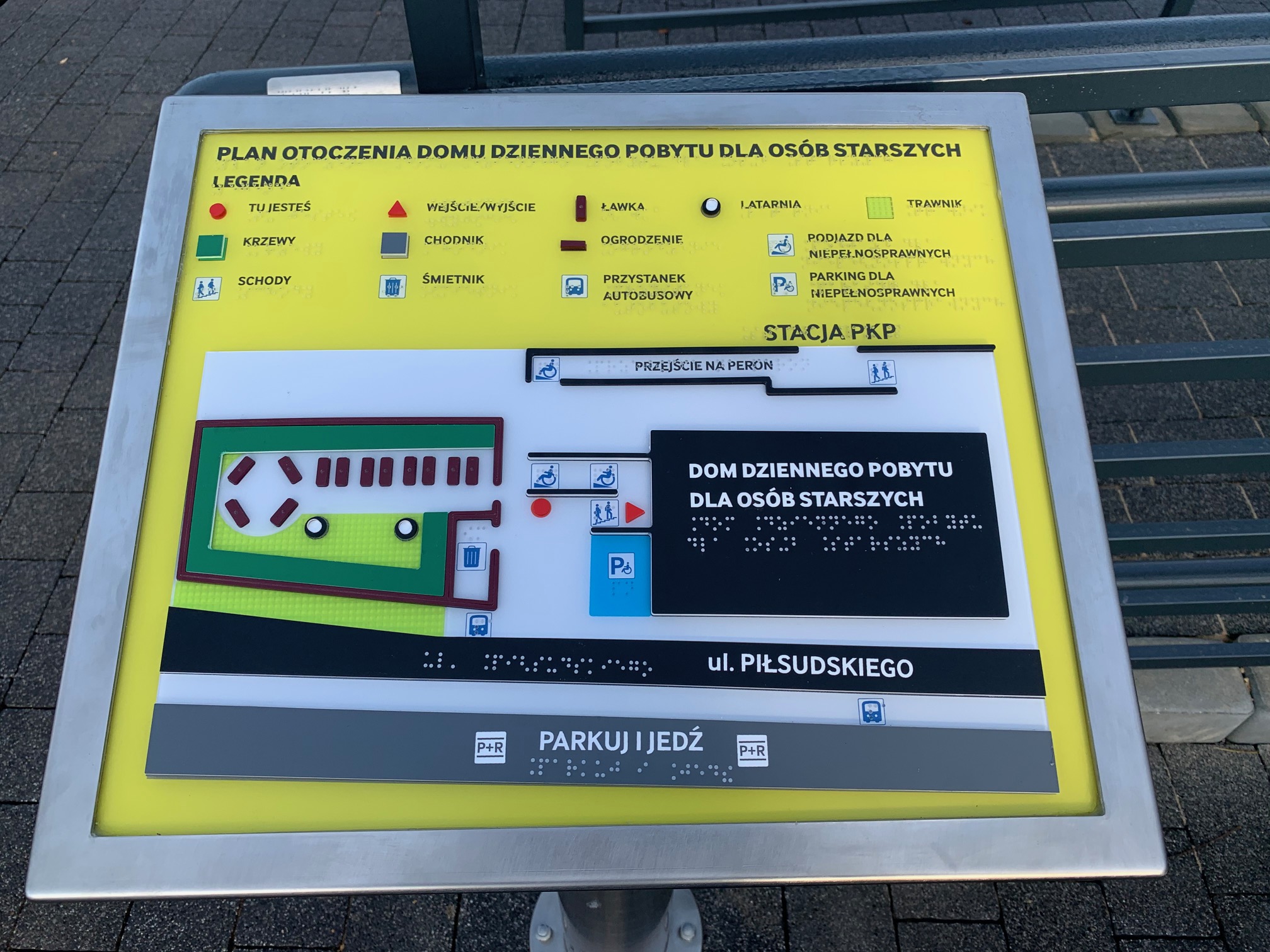 Dom Dziennego Pobytu dla Osób Starszych w Libiążu - plan informacyjny